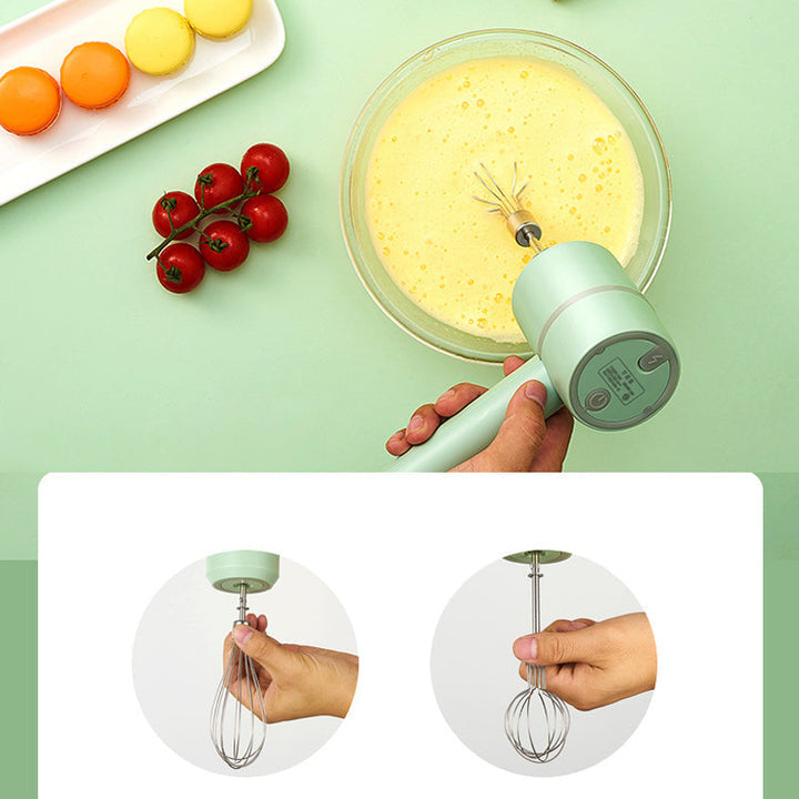 USB oppladbar håndmikser, et allsidig kjøkkenutstyr for effektiv matlaging og baking hjemme.