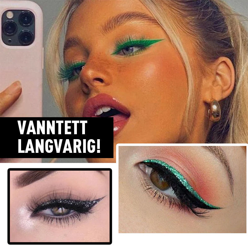 Enkelt skjønnhetstips: Gjenbrukbare klistremerker for perfekt kattøye eyeliner og fyldige vipper.