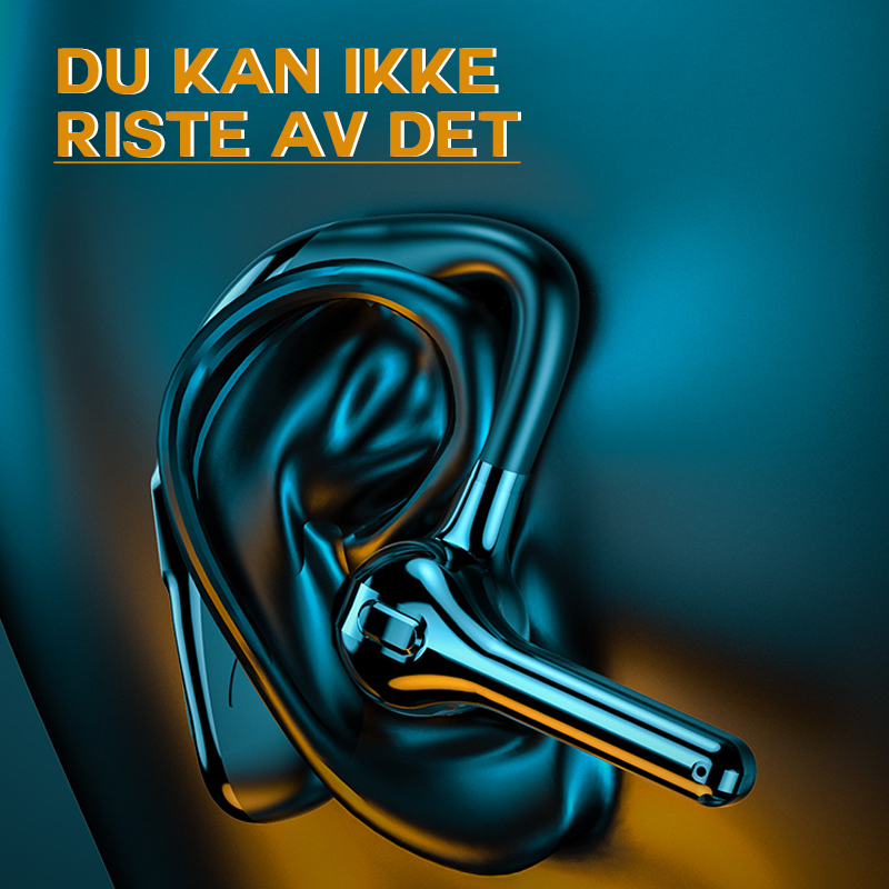 X13 headset med fokus på batteriikon, indikerer lang brukstid. Trådløs frihet.