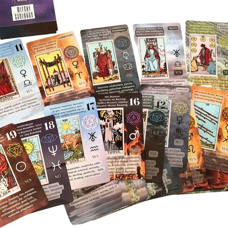 Bilde av intuitive tarotkort for nybegynnere, perfekt for selvhjelp og veiledning.