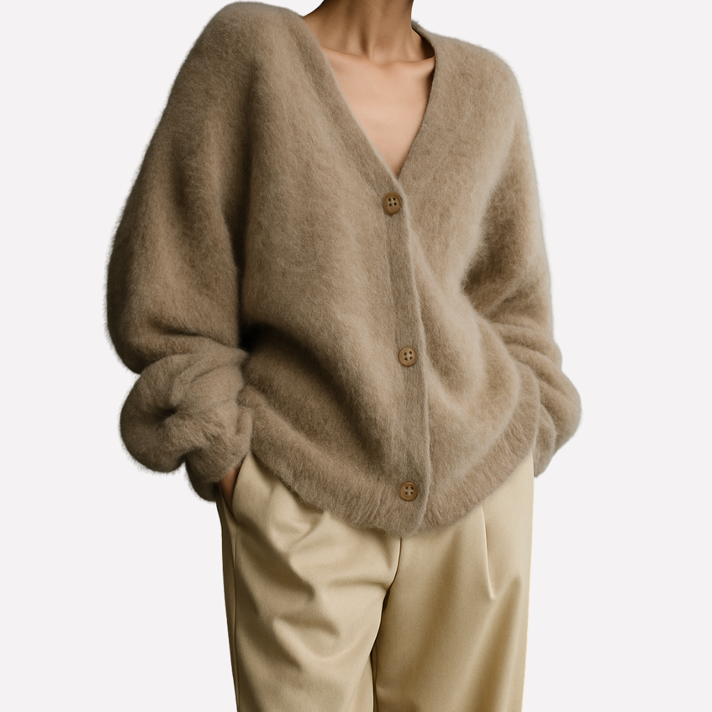 Klassisk kvinnegenser i myk strikk. Komfortabel pullover perfekt for hverdagsmote og lagpålag. Nøytral farge.