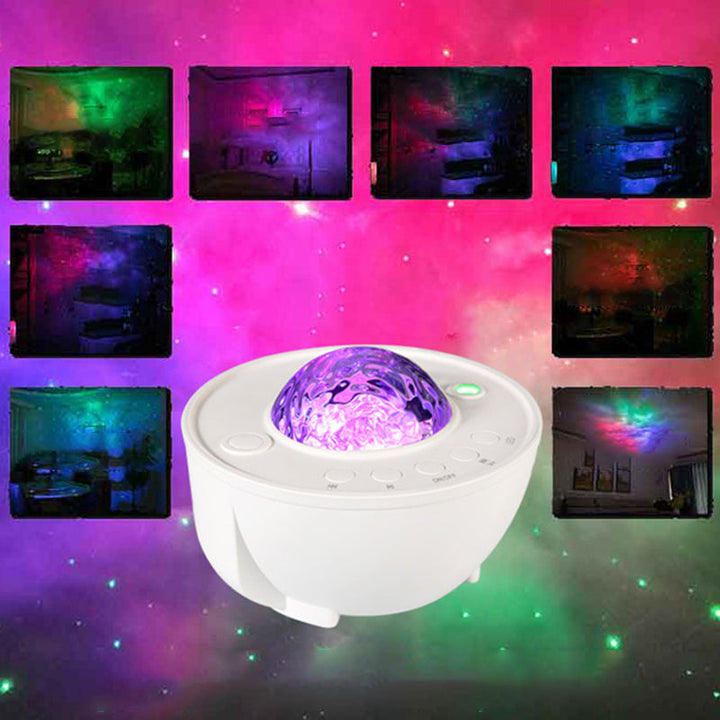 Kreativ stjernehimmel projektorlampe til barnerommet, gir trygg nattlys og inspirerende stjernevisning.