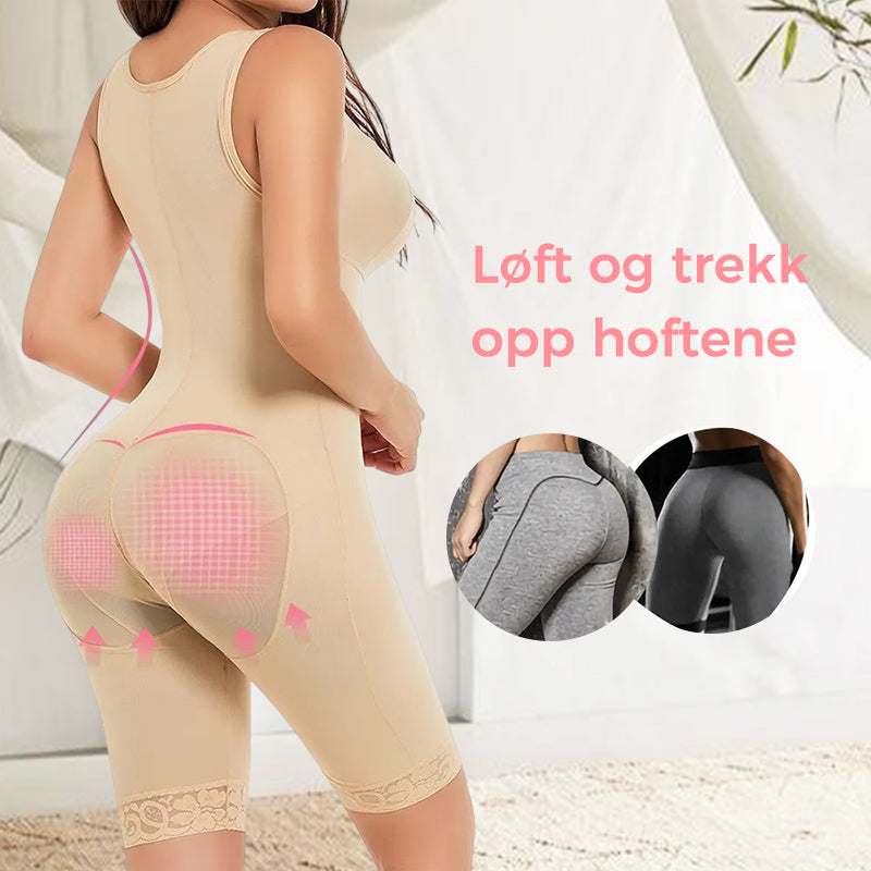 Shapewear bodysuit gir kvinner selvtillit. Med formende effekt, magekontroll & en glatt silhuett.