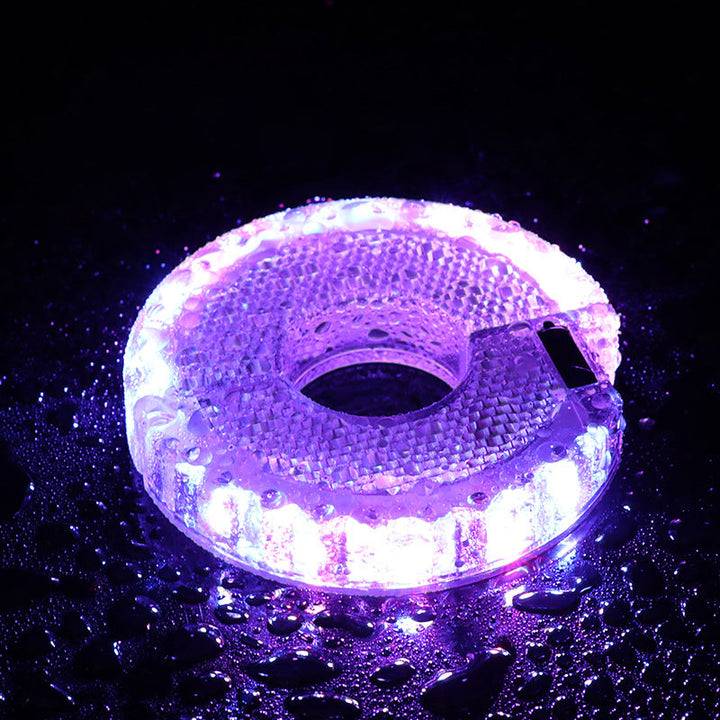 Unisex LED navlys til sykkel med fargeskiftende lys for økt synlighet og kul dekorasjon.