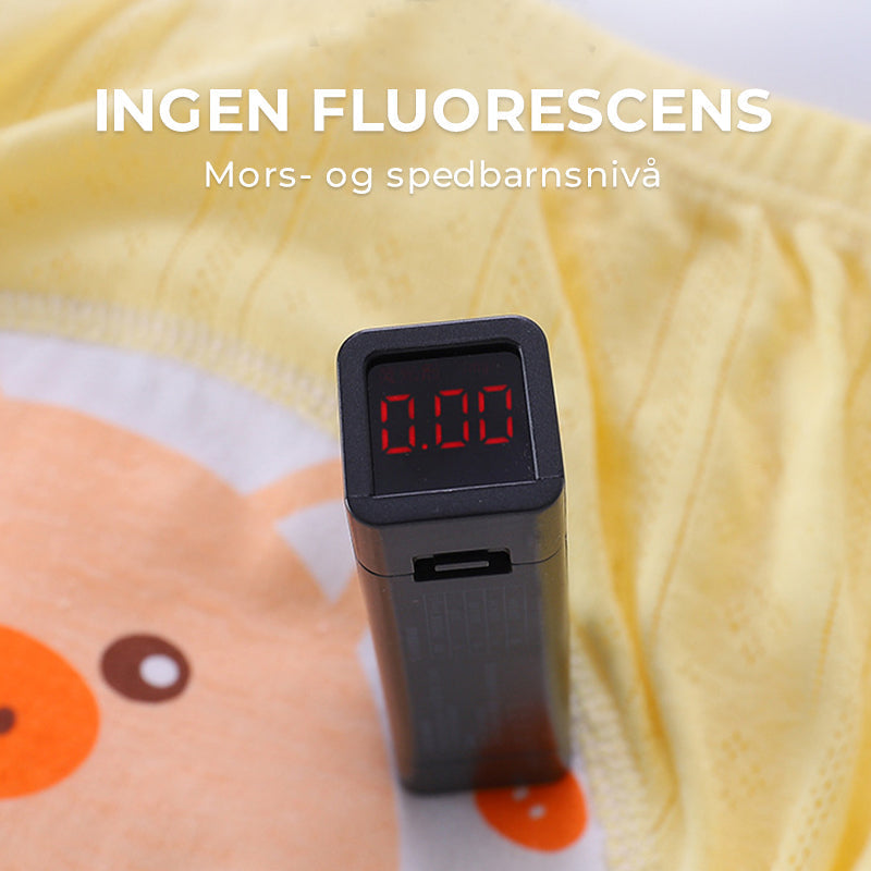 Lekkasjesikker treningstruse for baby og barn. Gjenbrukbar og komfortabel for pottetrening.