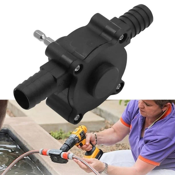 Portabel overføringspumpe; effektiv borepumpe for DIY væskehåndtering i hjem og hytte. Robust husholdningsutstyr.