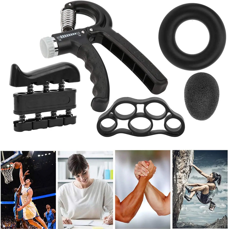Enkel og effektiv grepstrener for underarmstrening, bidrar til sterkere hender og bedre kondisjon.