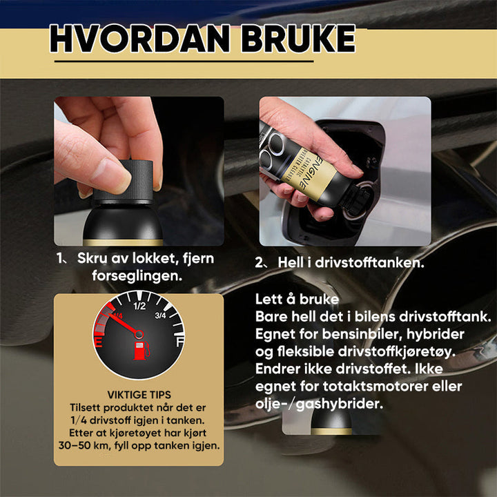 Optimaliser bilens ytelse og levetid med effektiv motorrenser. Viktig for bilvedlikehold og lang levetid.