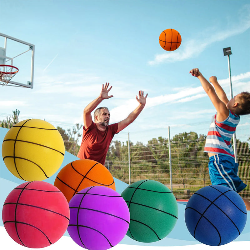 Stille basketball i skum for innendørs dribletrening. Perfekt treningsutstyr og leke for barn/ungdom.
