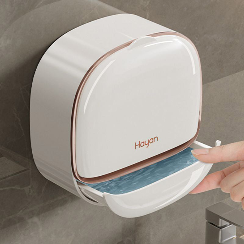 Plassbesparende veggmontert såpeholder til badet, vanntett med effektiv såpedrenering.
