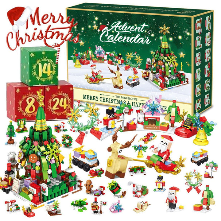 Julegaveidé: Barnas adventskalender med byggeklosser, perfekt for kreativitet og desembermoro.
