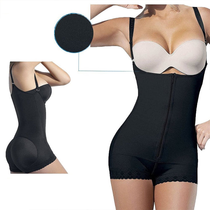 Komfortable shapewear truser for kvinner, tilbyr myk magekontroll og jevner ut silhuetten.