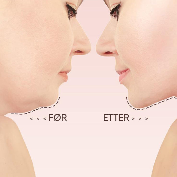 Hudpleie maske for ansiktsforming, gir en mer definert V-form og strammere ansikt.