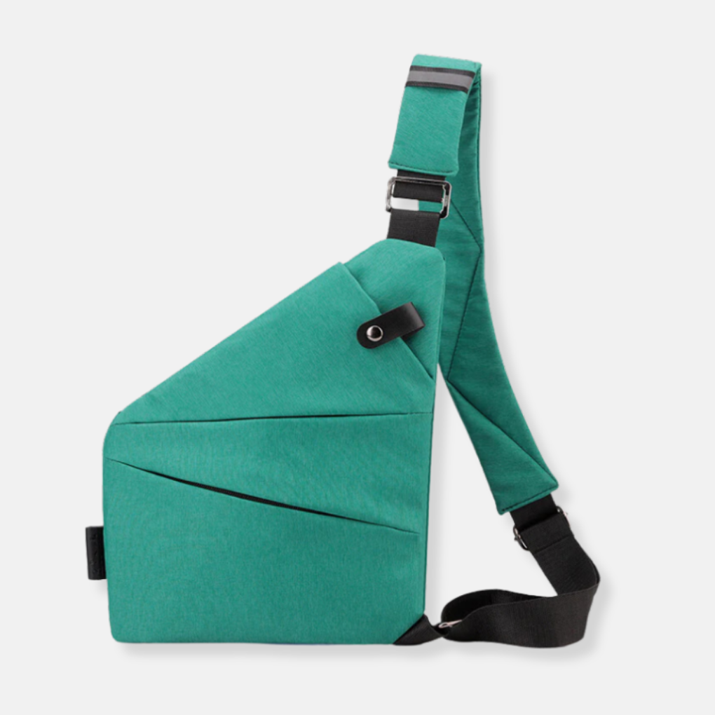 Unisex tyverisikker crossbody-veske: lettvekt, RFID-beskyttelse, vanntett og optimal for sikker reise og hverdag.