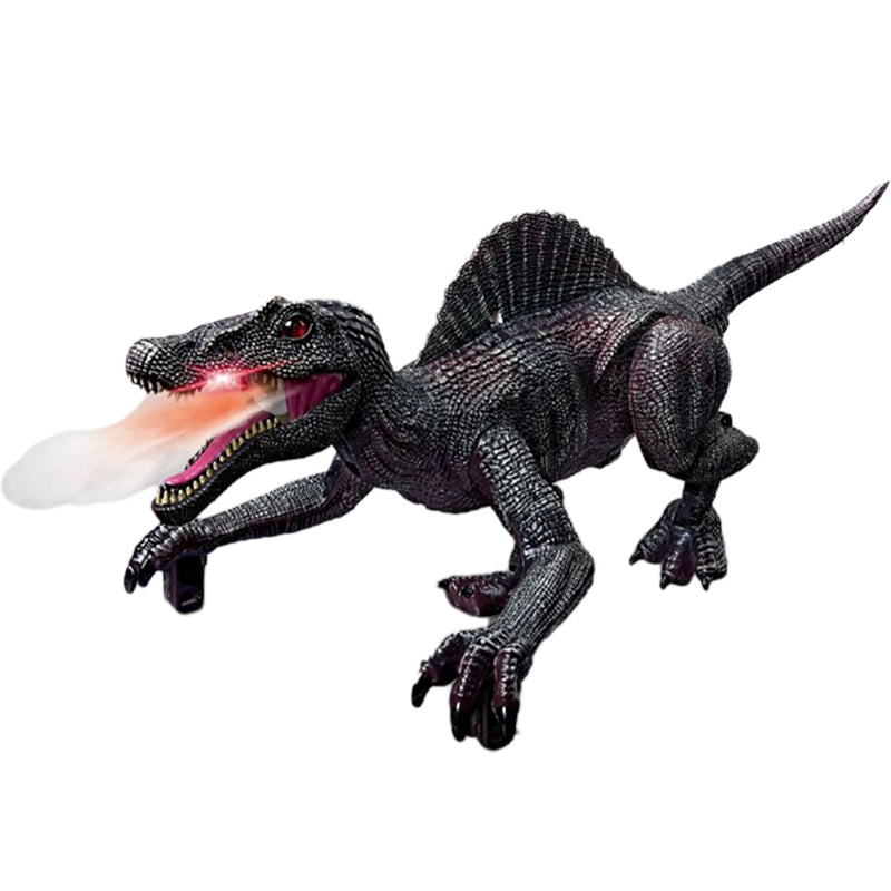 Interaktiv plastleke dinosaur, fjernstyrt med realistisk utseende & vannspray.