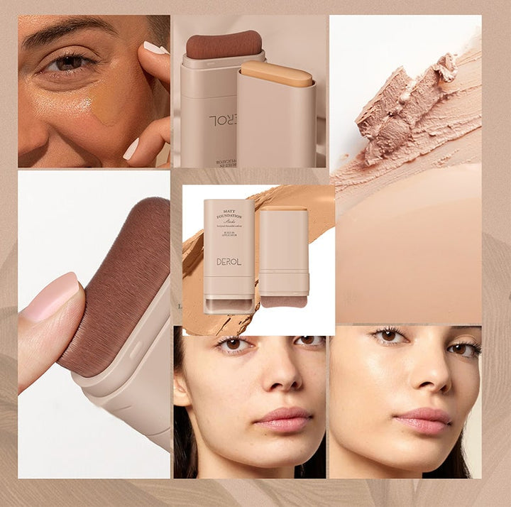 Fuktighetsgivende foundation stick, for naturlig, feilfri hud og ansiktssminke.