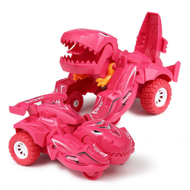 Barnas transformerende dinosaurlekebil fremmer motorikk, kreativ utforskning og fantasifull rollespill.