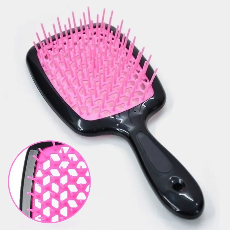 Myk hårbørste for smertefri utredning, ideell for unisex bruk og sunt hår.