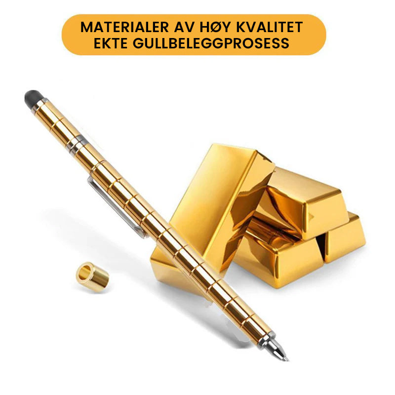 Premium metallpenn med magnetiske elementer, en stilfull kontorgadget.