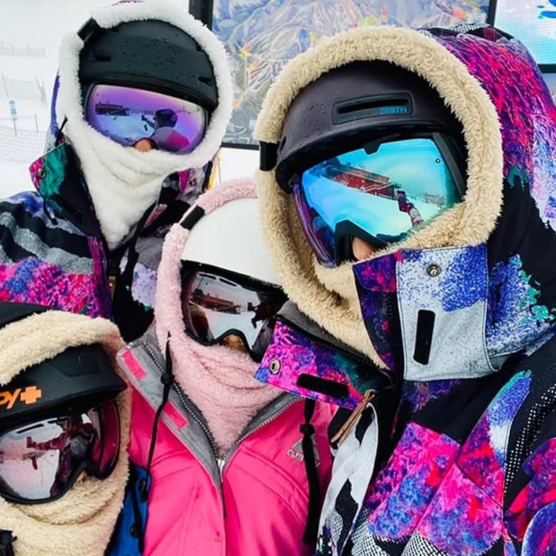 Allsidig sherpa skimaske for menn og kvinner. Ideell for kaldt vær, utendørs sport og fottur.