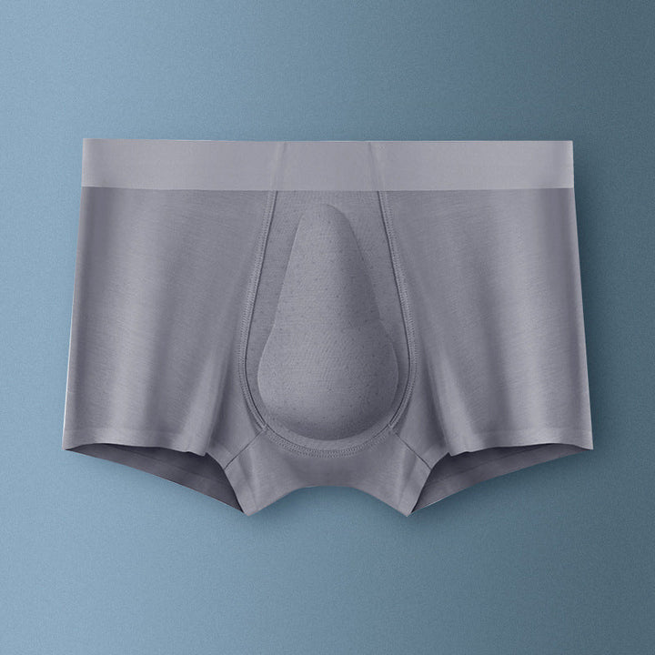 Menns boksershorts i mykt, pustende materiale, med antignagsår og støtte for optimal komfort.