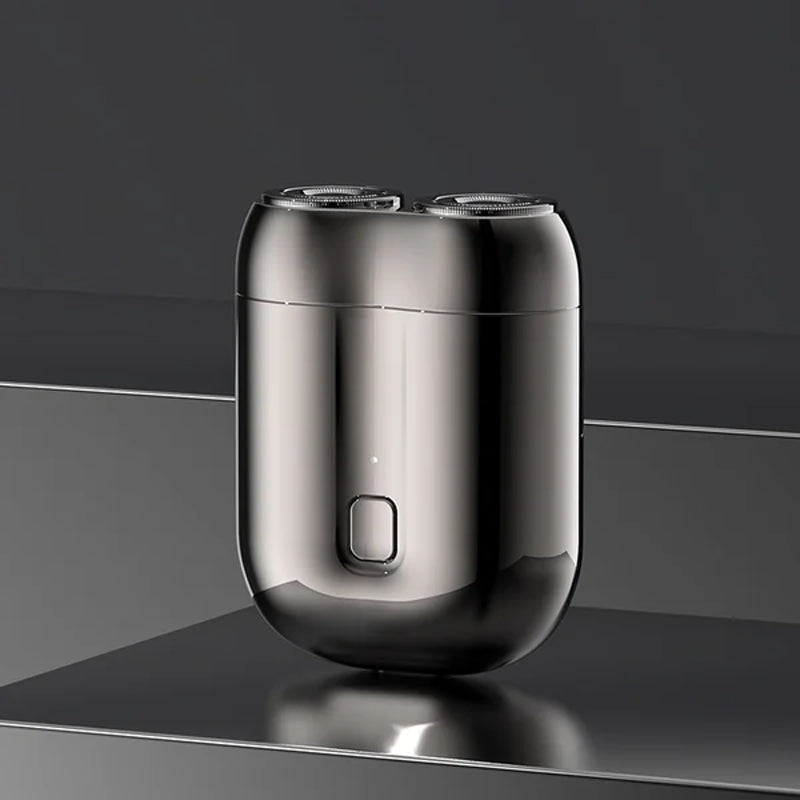 Kraftig kompakt elektrisk barbermaskin for menn, oppladbar og vanntett for effektiv personlig hygiene.