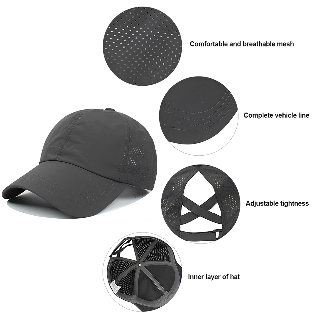 Lett og pustende unisex baseball cap med mesh design. WC2026 justerbar for optimal komfort under sport.