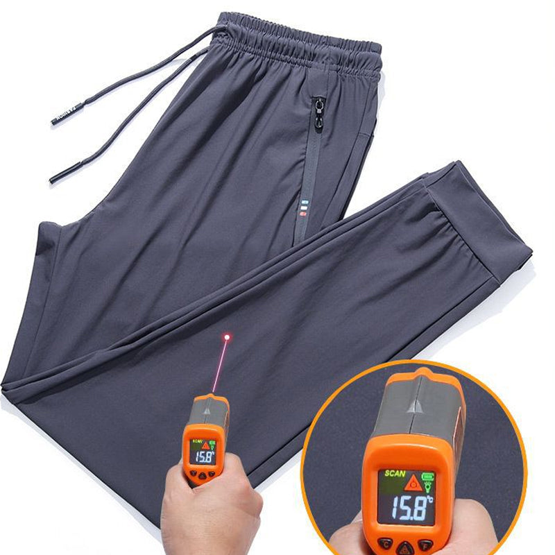 Moderne sporty bukse med høy elastisitet og hurtigtørkende funksjon. Komfortabel unisex bukse for urban fritid.