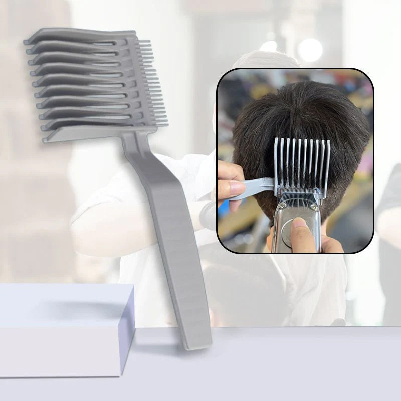 Profesjonell gradient frisyrekam for menns hårstyling, hårklipp og barberingsdetaljer.