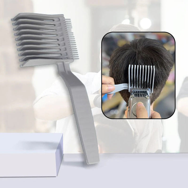 Profesjonell gradient frisyrekam for menns hårstyling, hårklipp og barberingsdetaljer.