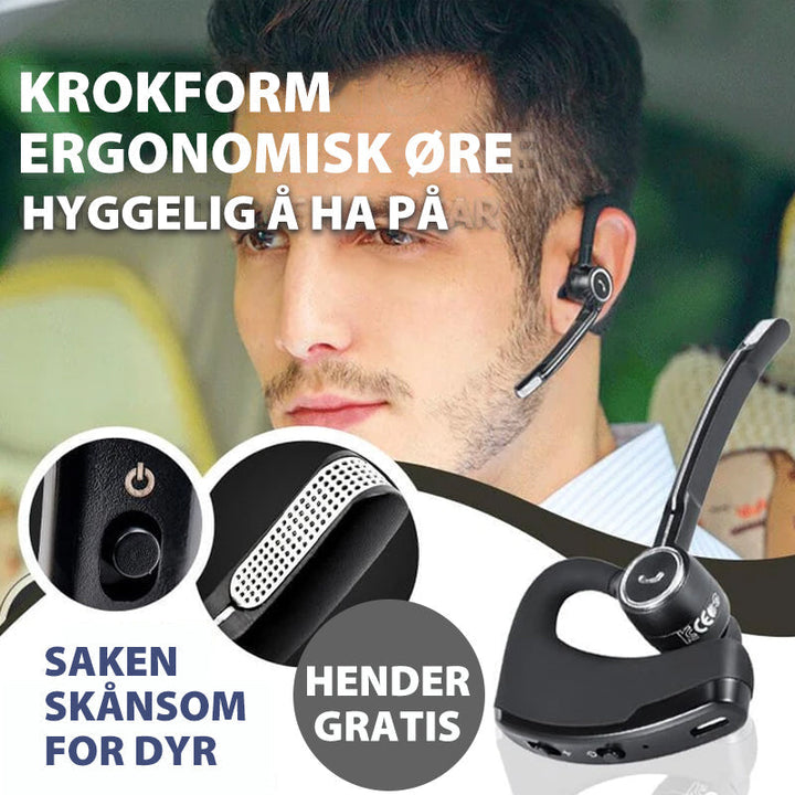 Ergonomisk trådløst headset for kontorbruk, med krystallklar lyd og langvarig komfort.