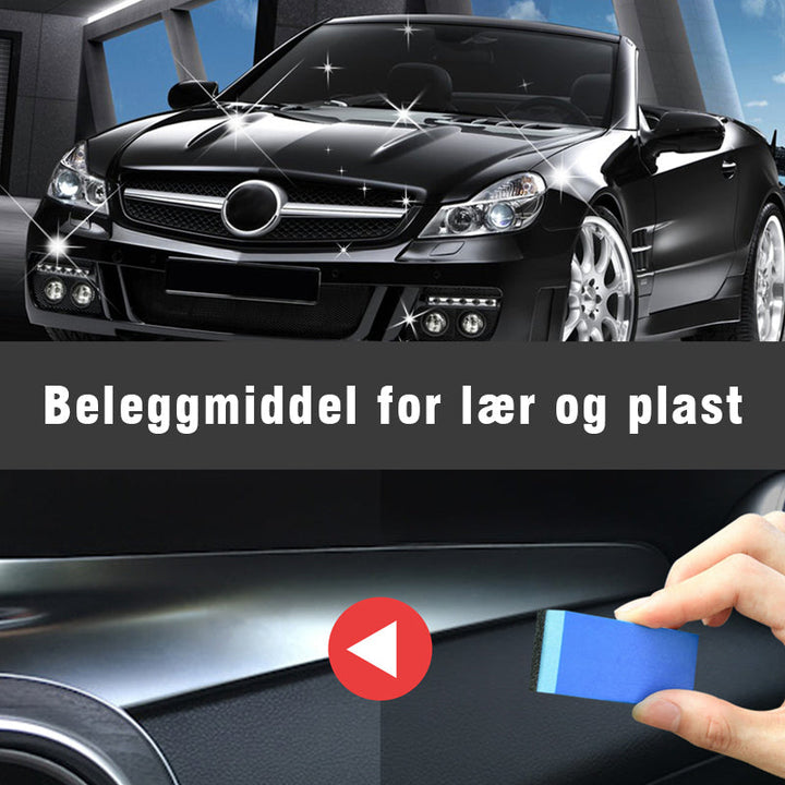 Gir ny glans til bilens skinn- og plastdeler. Essensielt for komplett bilinteriørpleie.