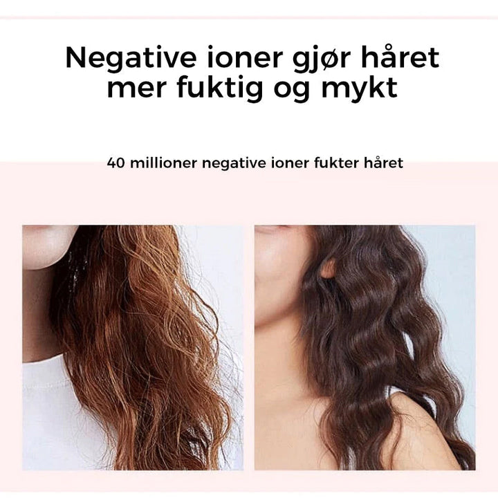 Fransk bølgetang for varmestyling av havfruebølger, et must for enkel og rask hårstyling for kvinner.