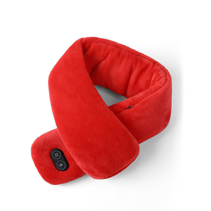 Unisex vintertilbehør: oppvarmet skjerf og nakke massasje i ett produkt. Ultimativ komfort og varme.
