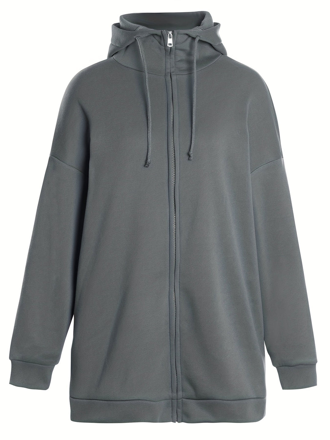 Allsidig dame hettegenser med glidelås. Sporty, komfortabel og trendy genser for enhver anledning.