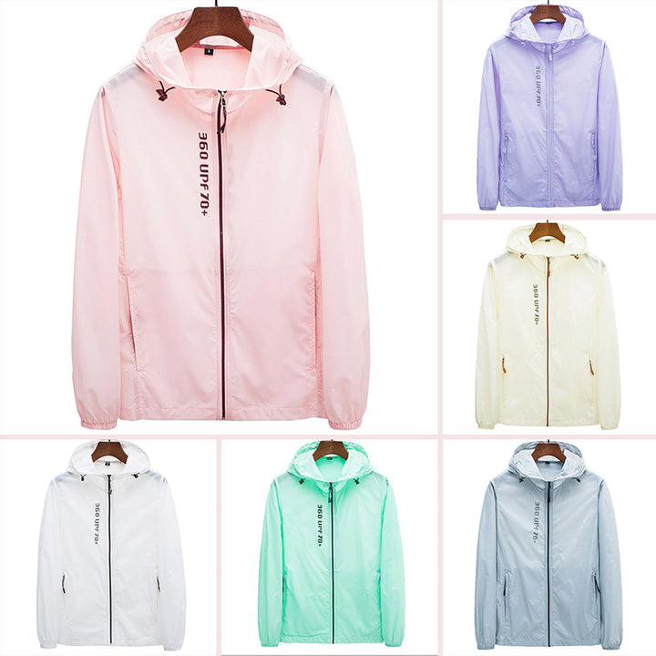 Lett unisex-jakke for sport og fritid, med effektiv UV-beskyttelse.