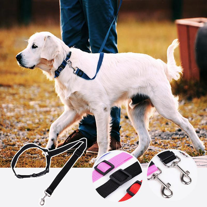 Robust nylonbånd til kjæledyr i bil; justerbart sikkerhetsbelte for trygg transport av hund/katt.