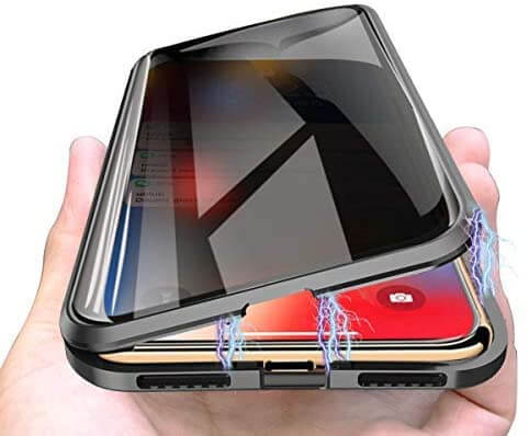 Magnetisk telefondeksel i robust herdet glass, unisex og lett å montere.