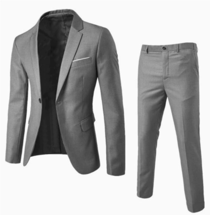Elegant herredresssett i slim fit, CJ26. Ideelt formelt antrekk for menn, fra jobb til spesielle anledninger.