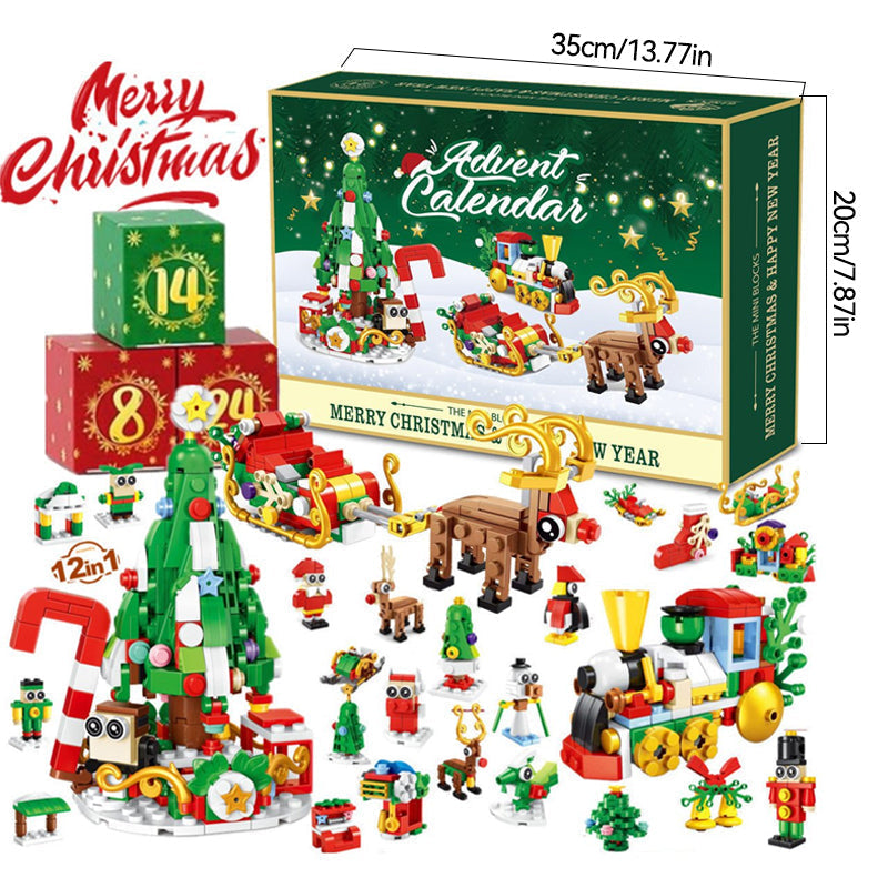 En spennende julekalender for barn med byggeklosser, gir timer med kreativ utfoldelse.