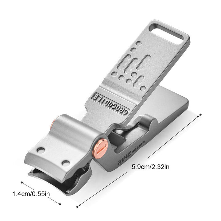 Allsidig negleklipper for manikyr og pedikyr, klipper tykke negler effektivt. Rustfritt stål, anti-sprut.