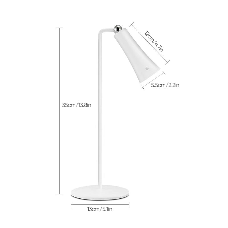Smart 3-i-1 USB-lampe, bærbar magnetisk LED, fleksibel lys for lesing og arbeid.