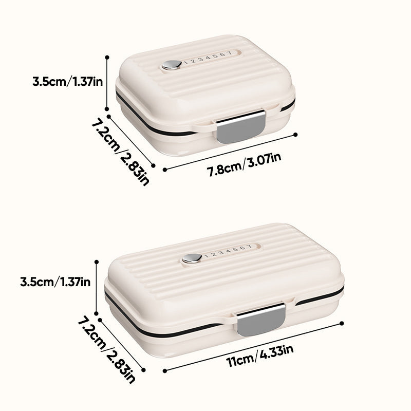 Organiser dine piller med stil: Smart mini pillebeholder i silikon for reise og hverdag.