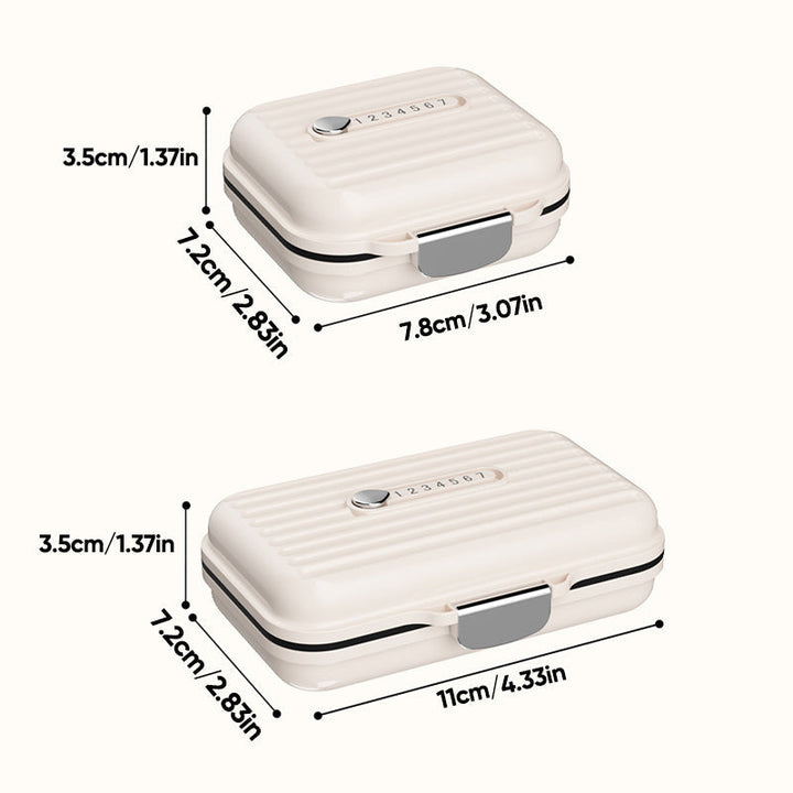 Organiser dine piller med stil: Smart mini pillebeholder i silikon for reise og hverdag.
