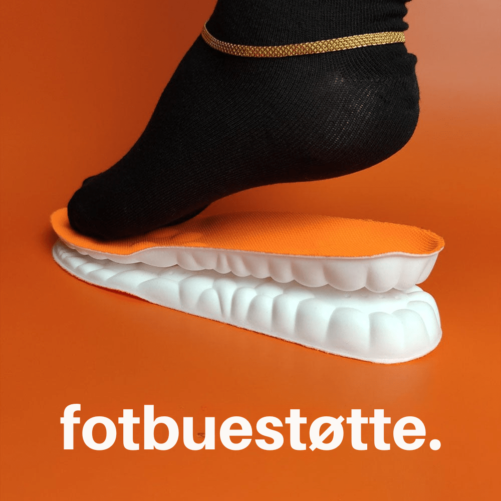 Unisex CloudStep såler gir demping og støtte mot fotsmerter hele dagen i alle typer sko.