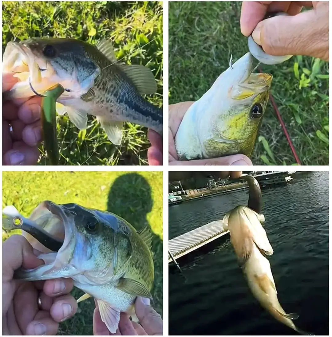 Fiskeslukpakke med 3 bioniske agn for effektivt predatorfiske.
