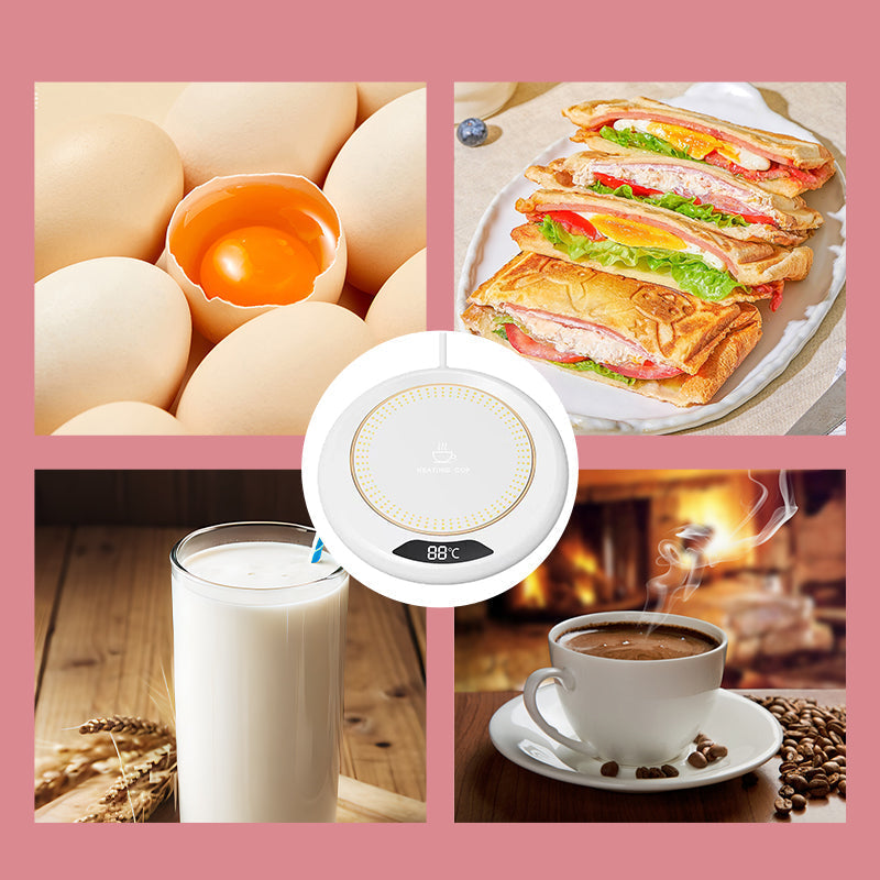 Ideell gaveide: smart varmebrikke som holder favorittdrikken varm. Praktisk USB-krusvarmer til alle anledninger.