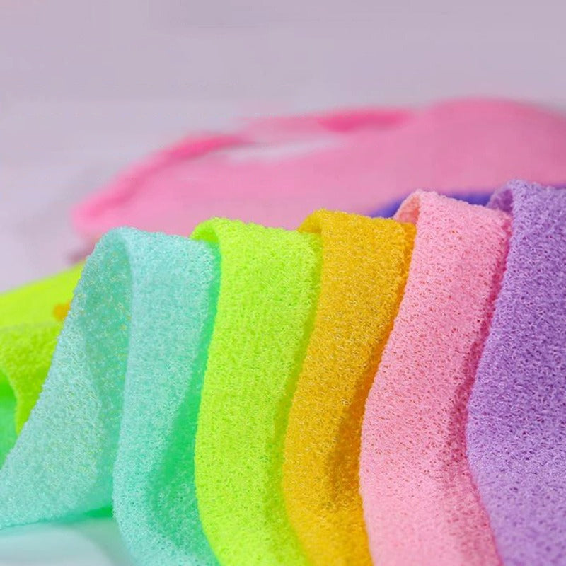 Nylon ryggskrubber for skånsom, men effektiv eksfoliering av rygg og kropp.