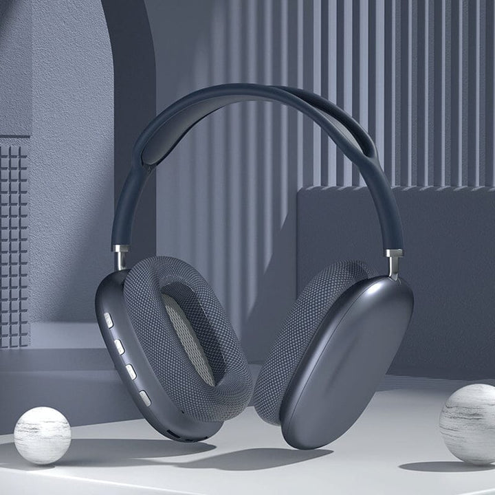 Moderne trådløse hodetelefoner med Bluetooth, støyreduksjon og Hi-Fi lyd for optimal musikk.