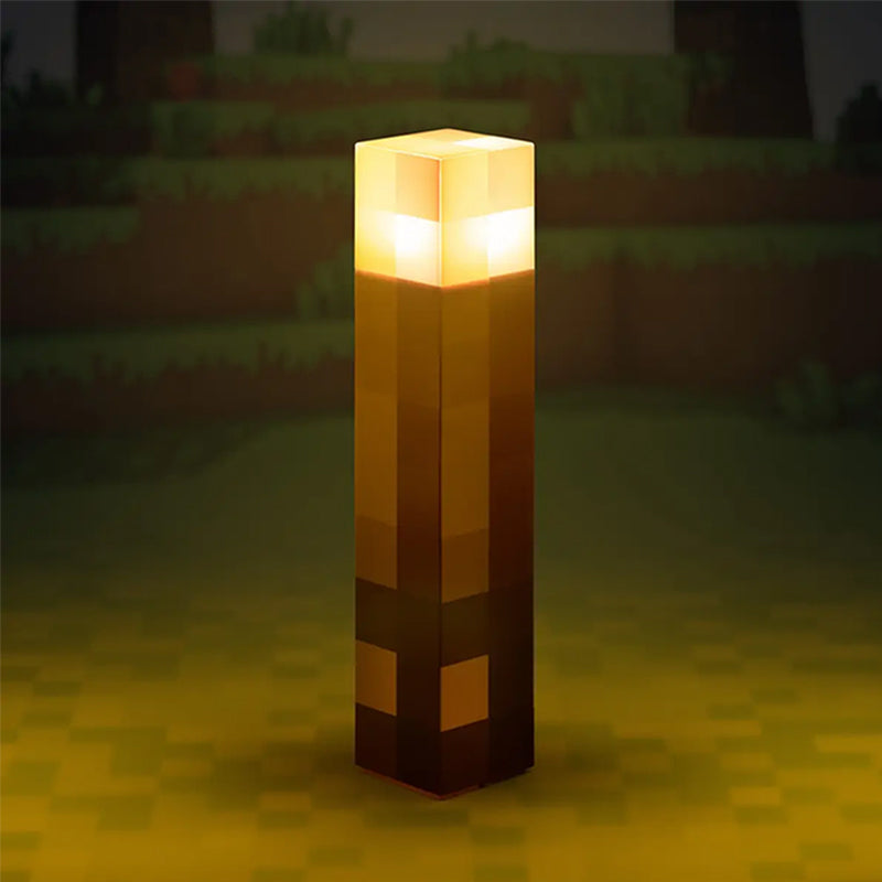 Lys opp rommet med denne Minecraft LED-fakkellampen. Ideell som nattlampe eller kul leke.